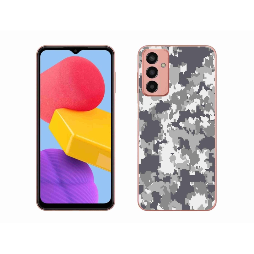 Zselés borítás mmCase Samsung Galaxy M13 készülékhez - terepszínű minta 2