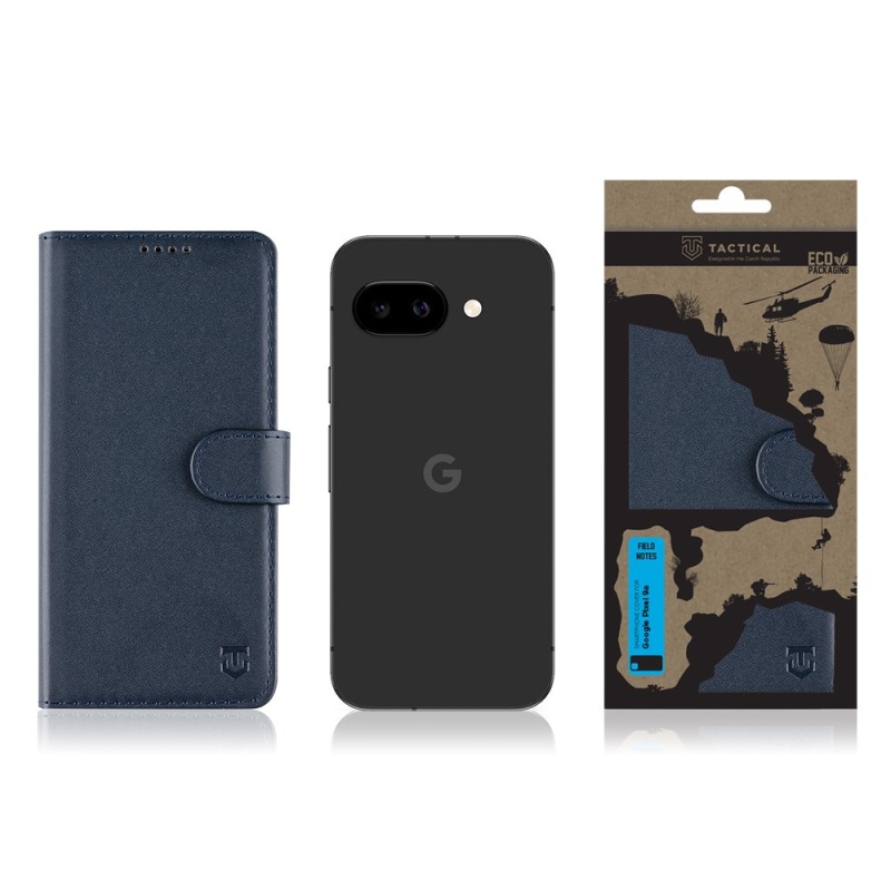 Taktikai terepi megjegyzések a Google Pixel 9a kékhez