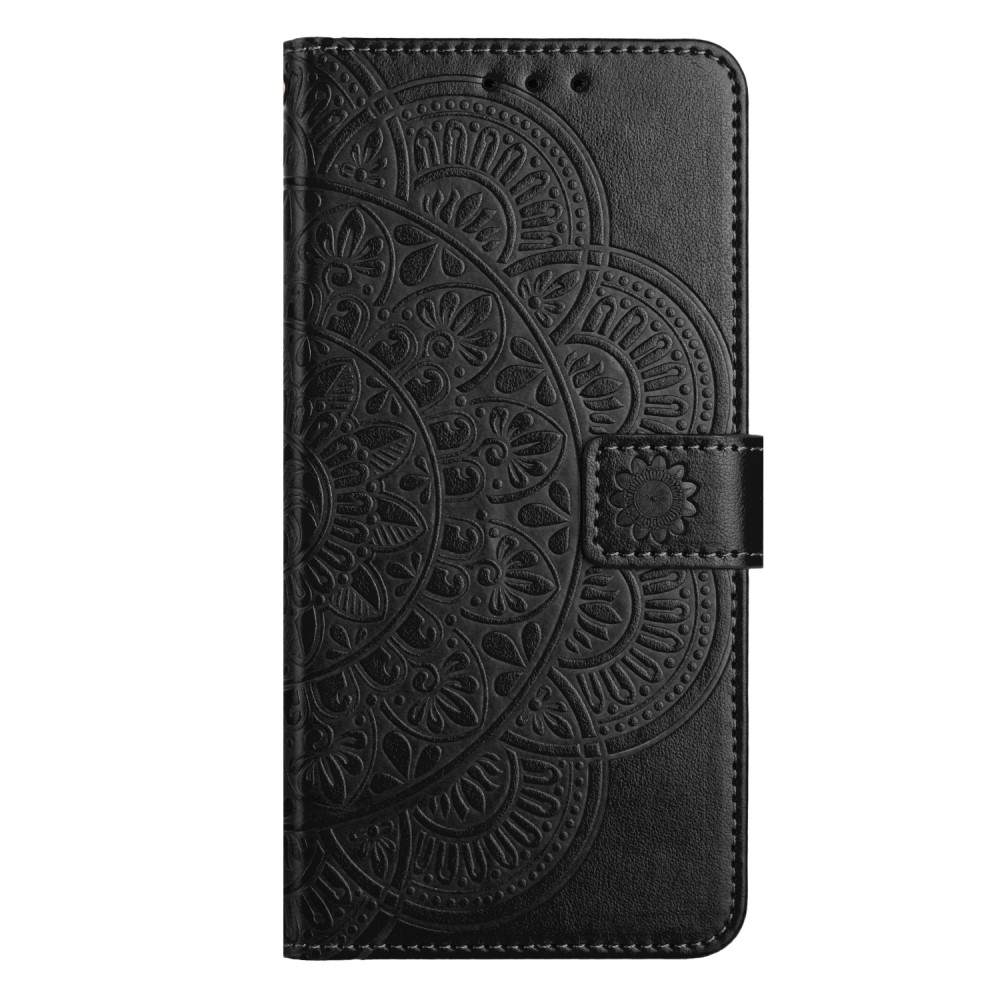 Mandala könyv tok a Xiaomi Redmi 13C 5G számára - fekete