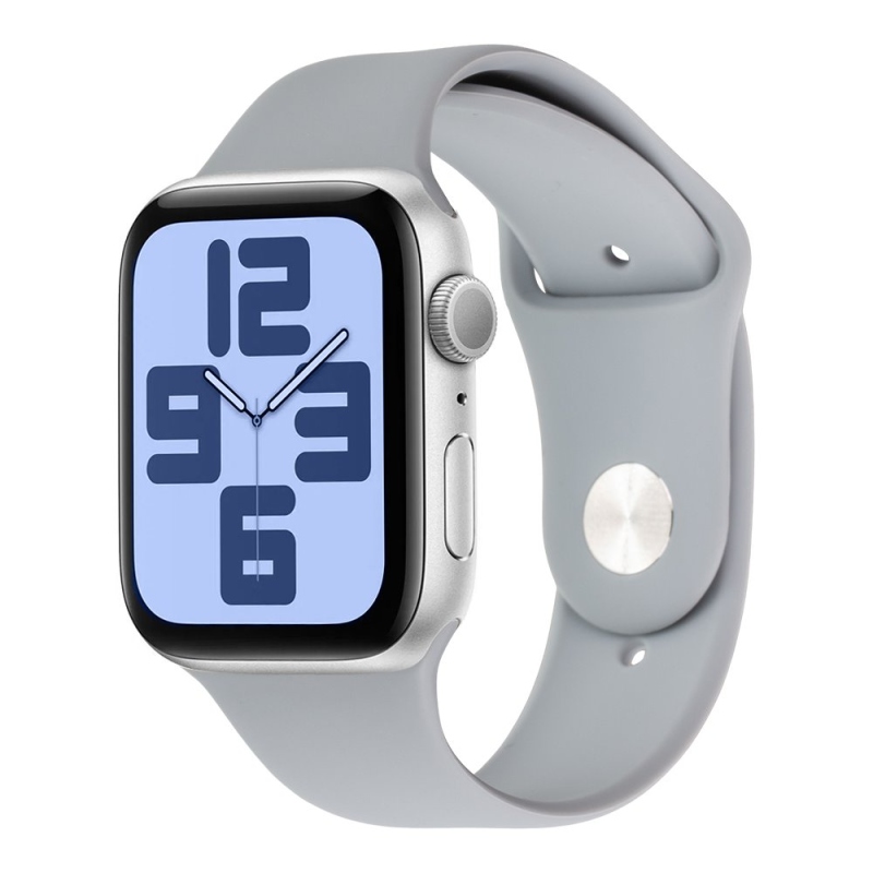 Csomag:ME szilikon szíj Apple Watch 42-49mm M-L szürke órához