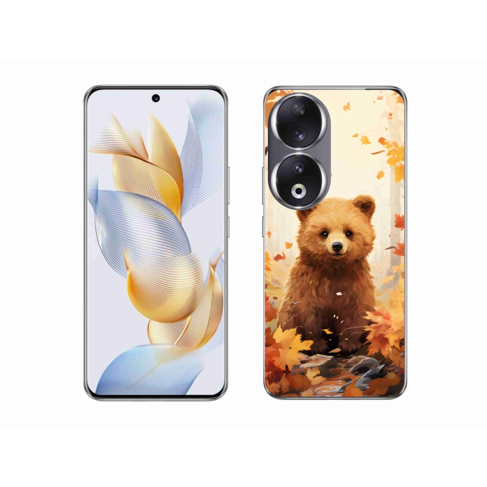 Zselés borító mmCase a Honor 90-hez - medve az erdőben