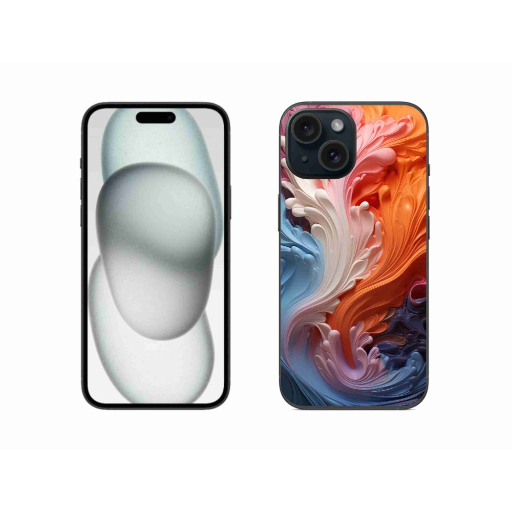 Gél borítás mmCase iPhone 15-hez - absztrakt motívum 8