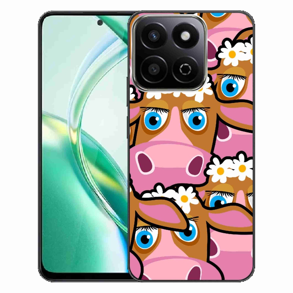 Zselés borítás mmCase a Honor 200 Smart 5G készülékhez - karikatúrás tehenek