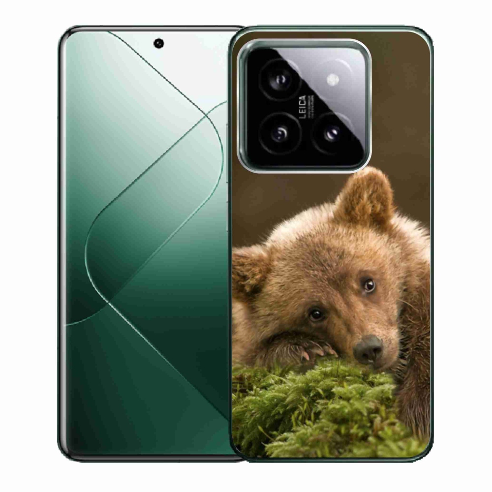 Gél borítás mmCase a Xiaomi 14 - medve számára