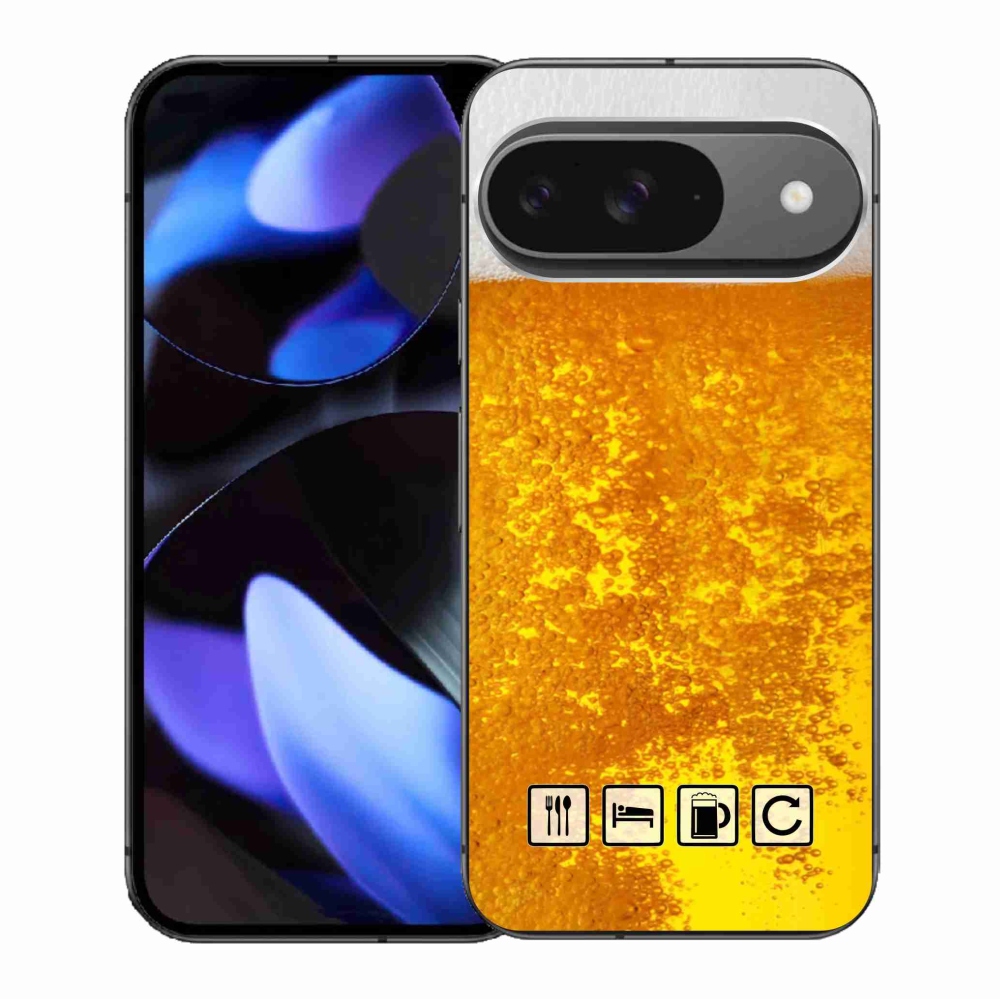 Gél borítás mmCase a Google Pixel 9/9 Pro számára - sör motívum 3