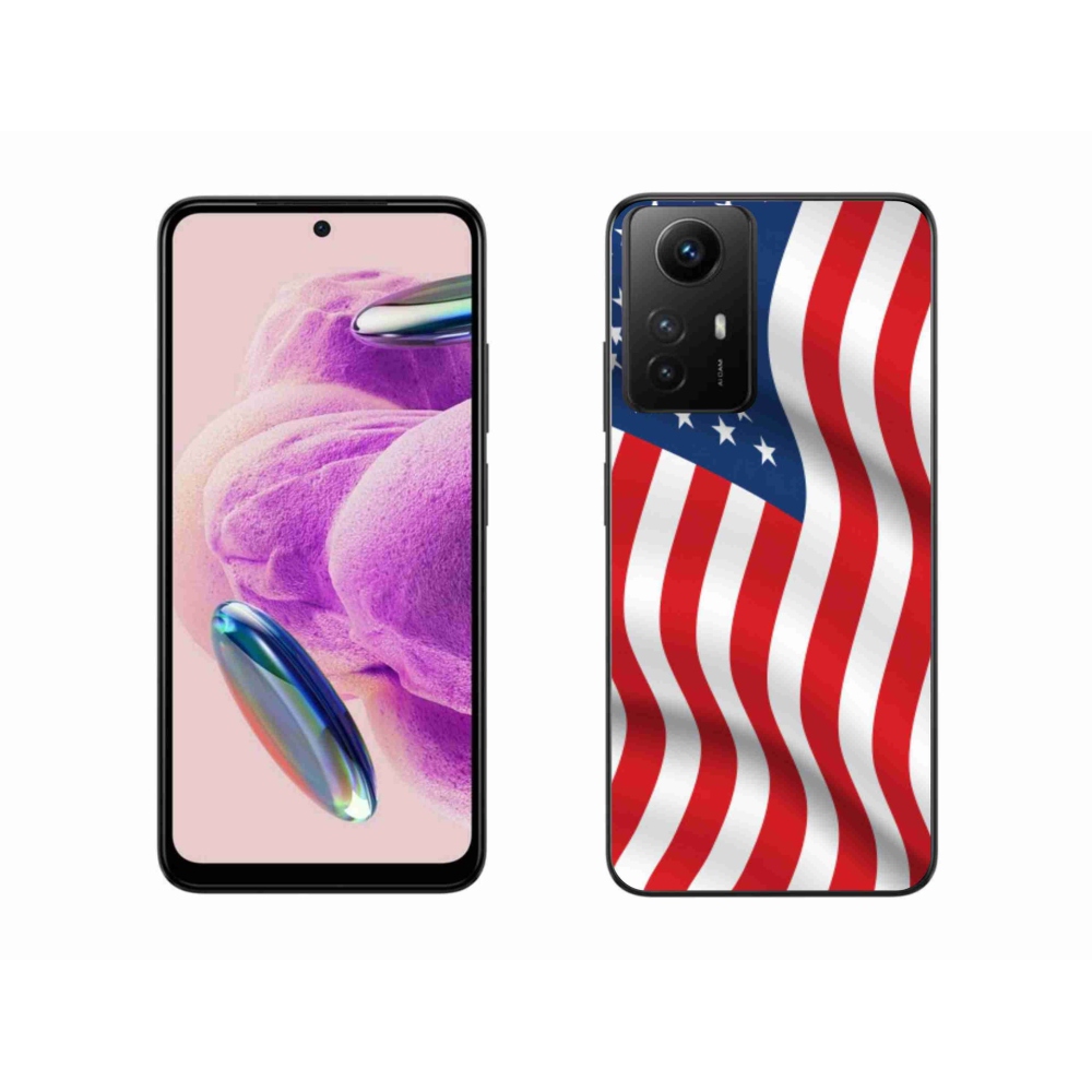 Gél borítás mmCase a Xiaomi Redmi Note 12S-hez - amerikai zászló