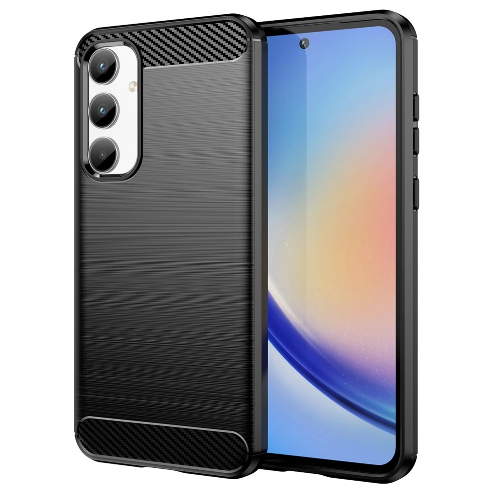 Szénálló zselés tok Samsung Galaxy A35 5G - fekete