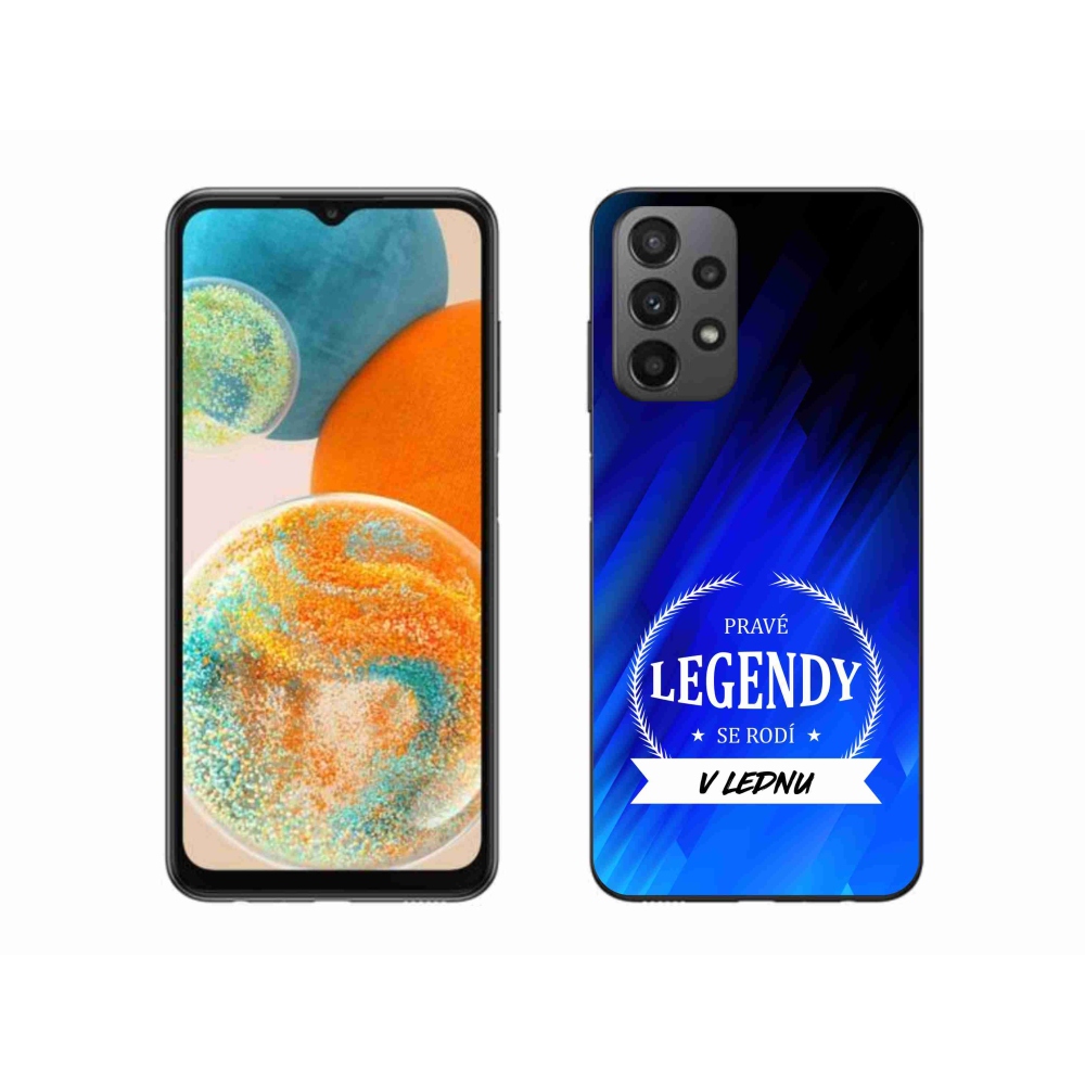 Gél borítás mmCase Samsung Galaxy A23 4G/5G - Január legendái kék háttérrel