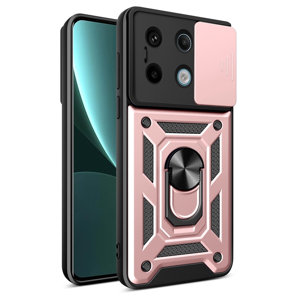 Tartós csúszásbiztos borító Xiaomi Redmi Note 13 Pro 5G/Poco X6 5G - rózsaarany