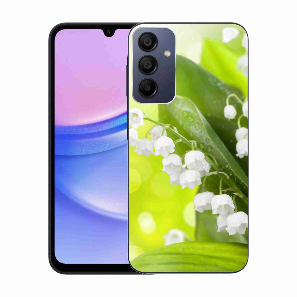Gél borítás mmCase Samsung Galaxy A15 4G/5G - lily of the valley - gyöngyvirág