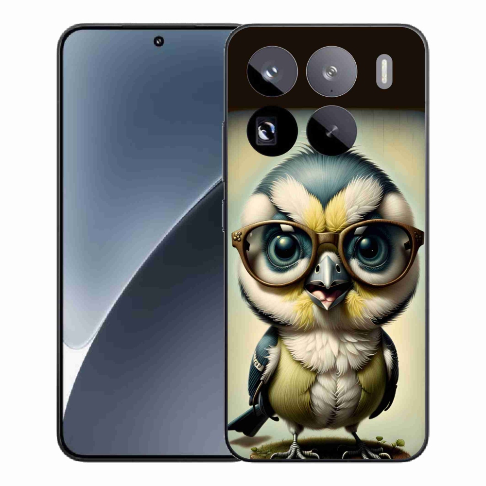 Zselés borítás mmCase a Xiaomi 15 Pro - cub szemüveggel