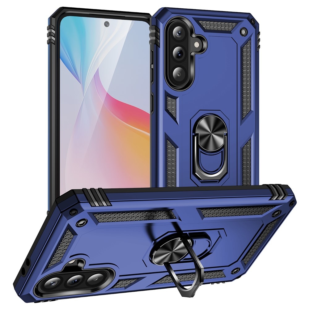 Gyűrűk tartós borítója Samsung Galaxy A56 5G - kék