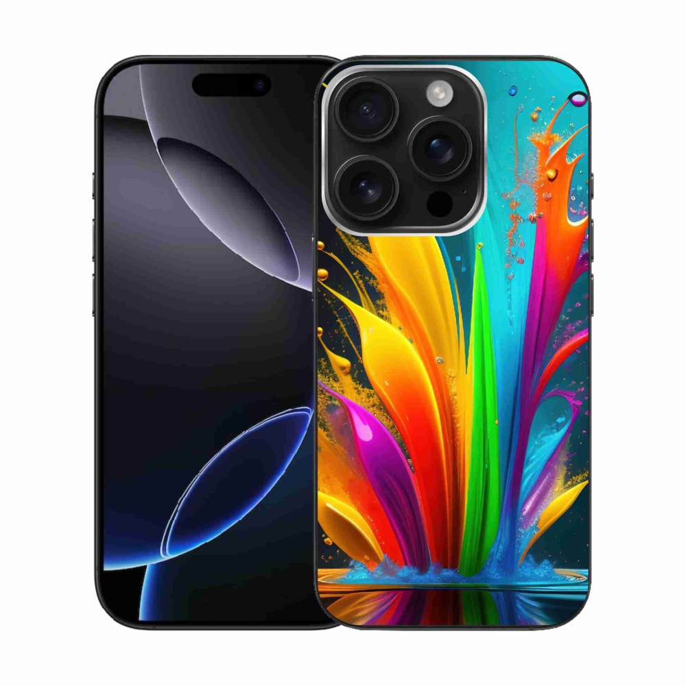 Zselés borítás mmCase iPhone 16 Pro készülékhez - absztrakt motívum 1