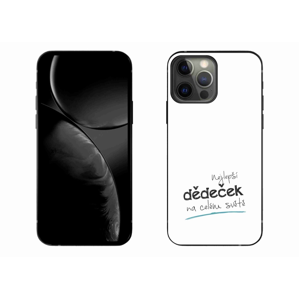Gél borítás mmCase iPhone 13 Pro Max 6.7 készülékhez - Legjobb nagypapa 3 Fehér háttér
