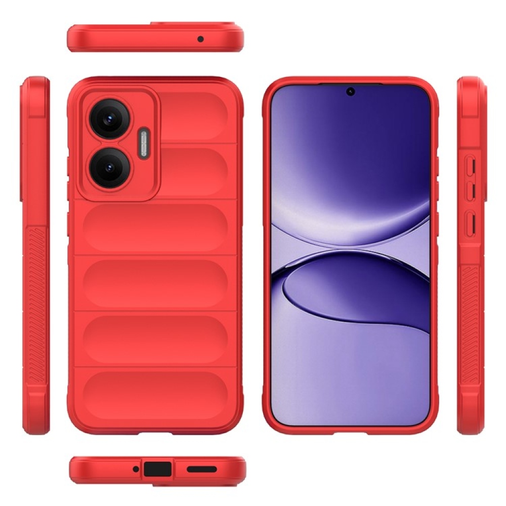 Rugg tartós zselés tok Xiaomi Poco F7 5G - piros