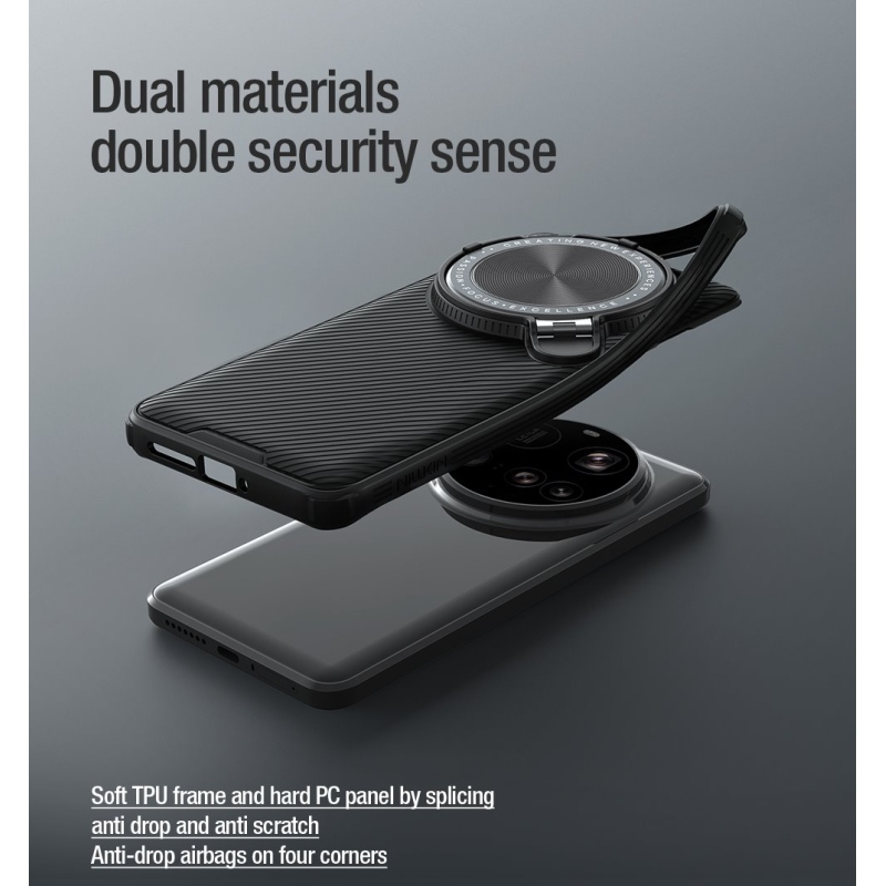Nillkin CamShield Prop mágneses hátlap Xiaomi 15 Ultra Fekete