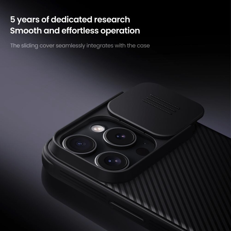 Nillkin CamShield PRO mágneses hátlap Apple iPhone 16 Pro készülékhez Kék