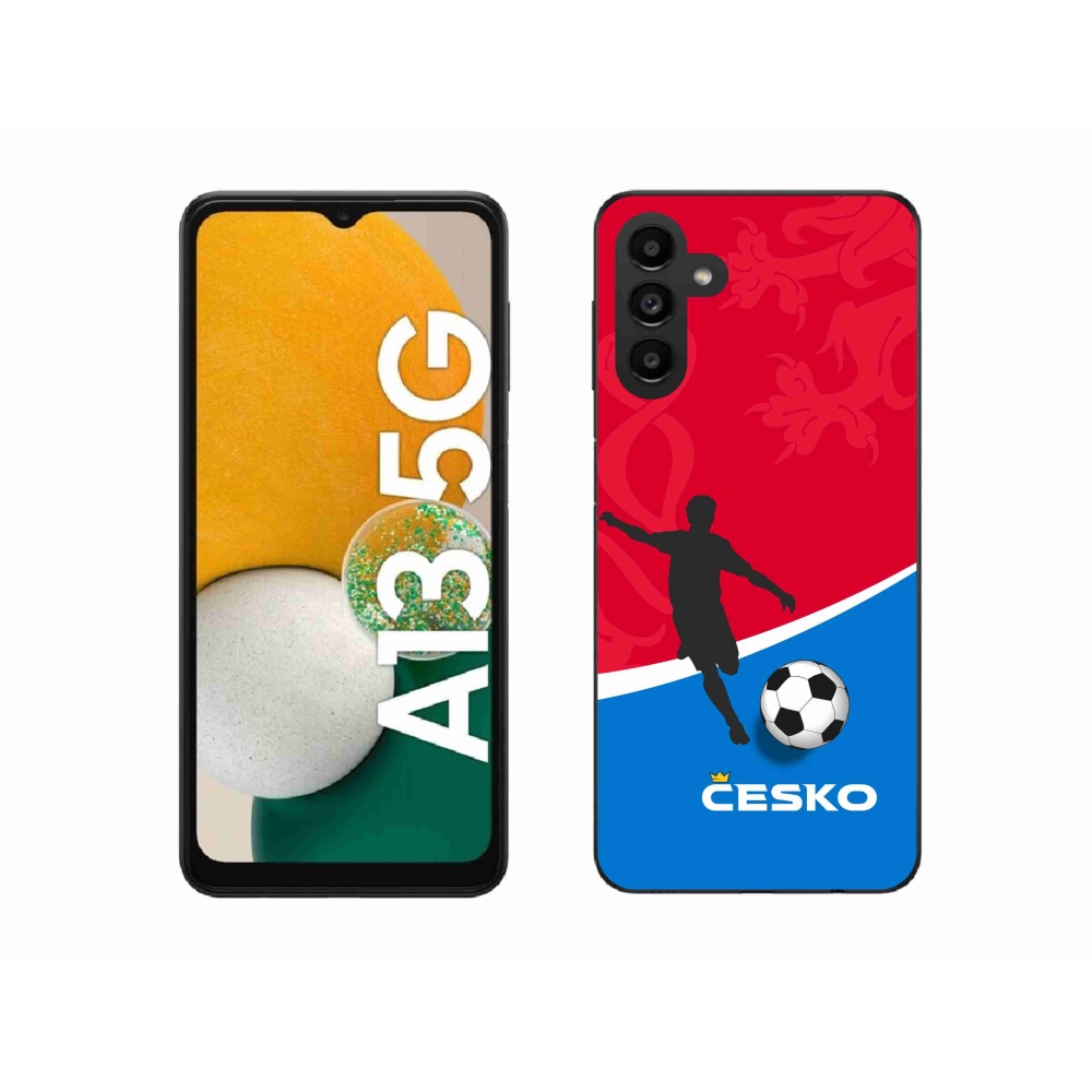 Gél borítás mmCase Samsung Galaxy A13 5G - foci Csehország