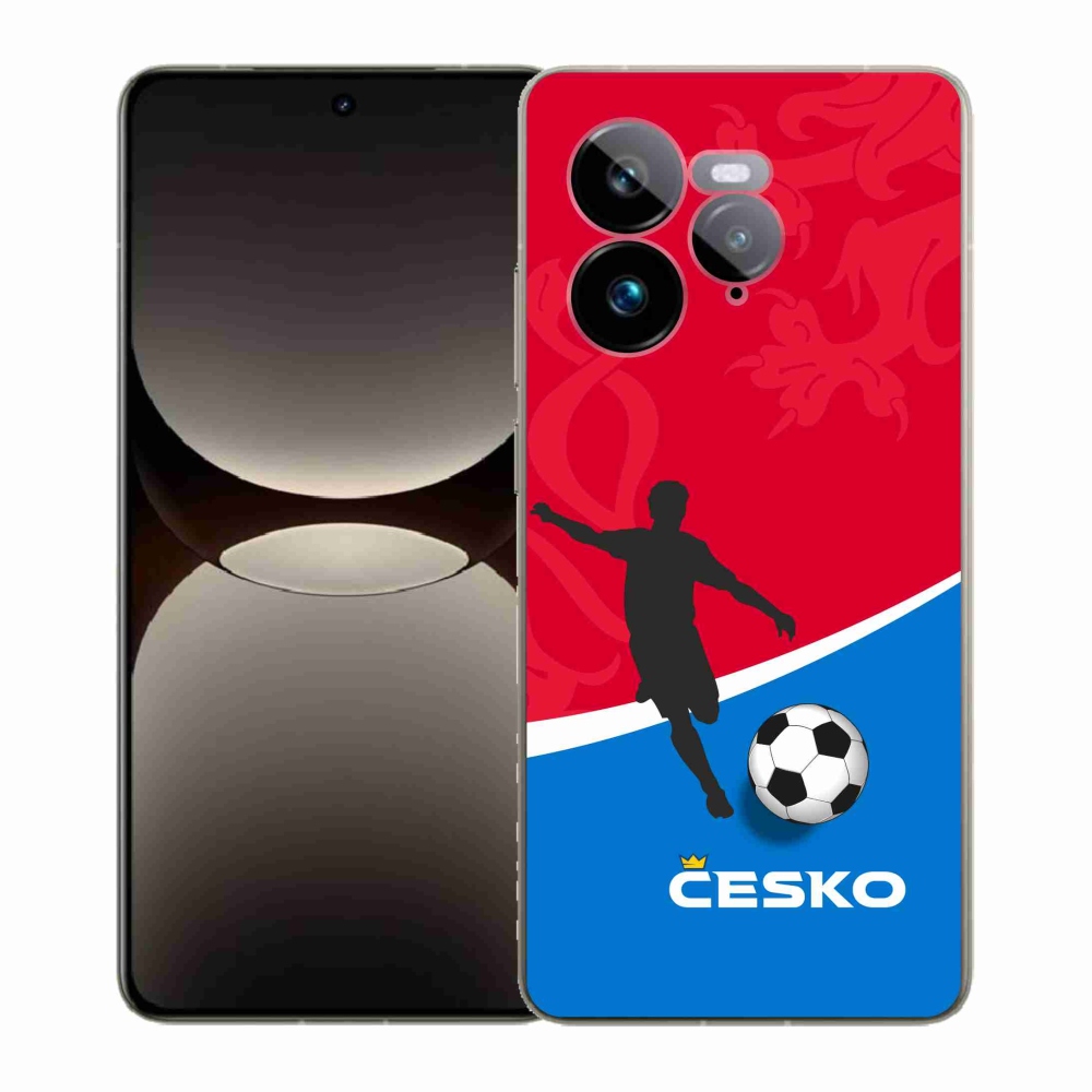 Gél borítás mmCase a Realme GT 7 Pro 5G készülékhez - foci Csehország