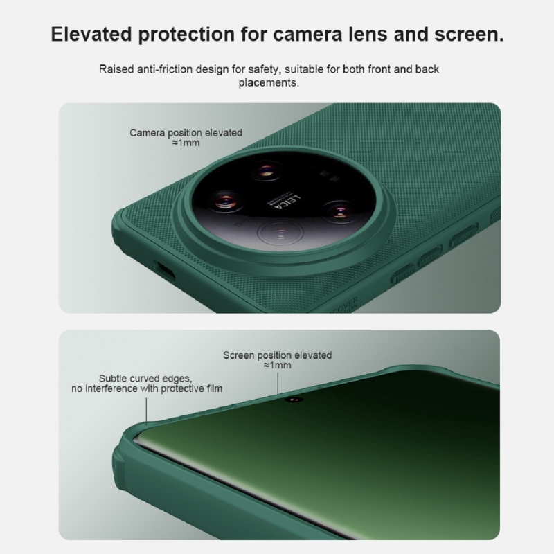 Nillkin Super Frosted PRO mágneses hátlap Xiaomi 14 Ultra Fekete