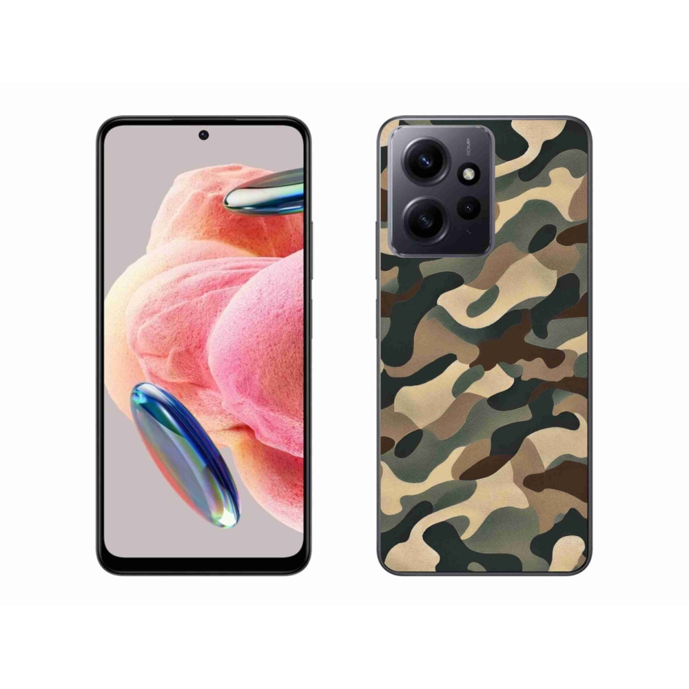 Gél borítás mmCase a Xiaomi Redmi Note 12 4G-hez - terepszínű minta 11