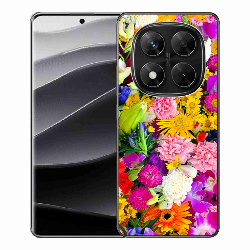 Gél borítás mmCase a Xiaomi Redmi Note 14 Pro 5G/Poco X7 5G számára - virágok 12