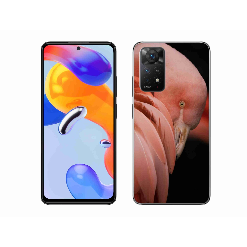 Gél borítás mmCase a Xiaomi Redmi Note 11 Pro 4G/5G-hez - flamingó 3