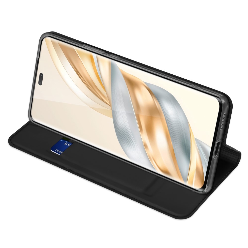 DUX könyvtáska Honor Magic 7 Lite 5G készülékhez - fekete