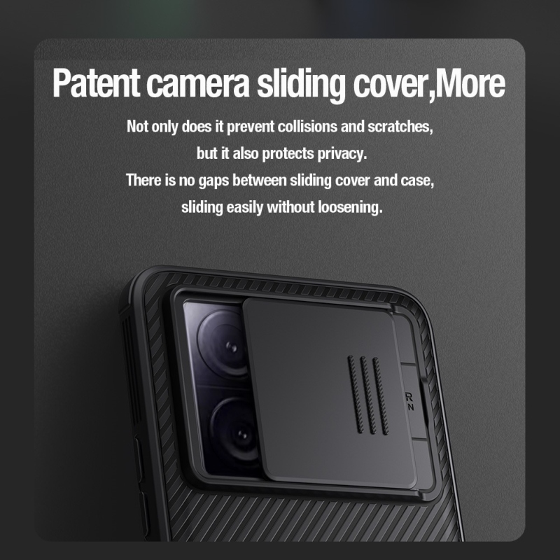 Nillkin CamShield PRO hátlap Xiaomi 13T/13T Pro Fekete