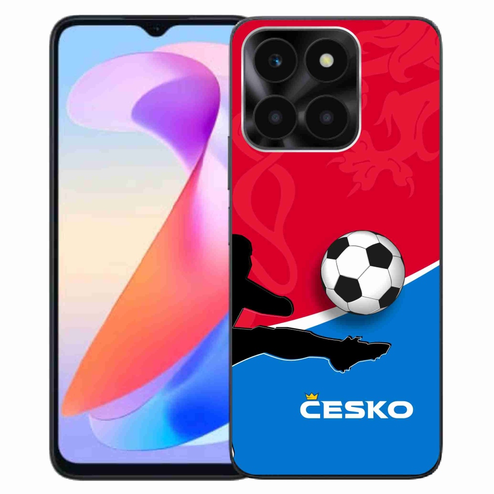 Gél borítás mmCase a Honor X6a számára - futball Csehország 2