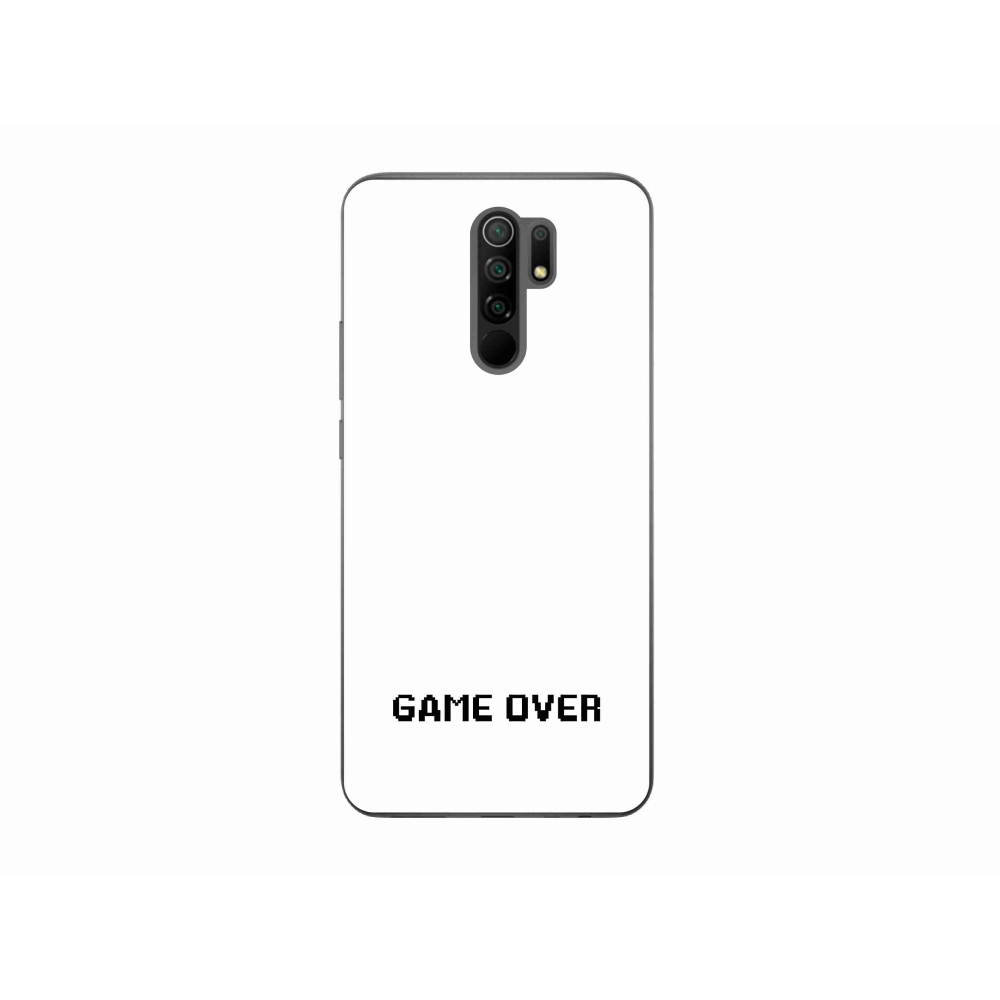 Gél borító mmCase a Xiaomi Redmi 9-hez - játék fehér háttérrel