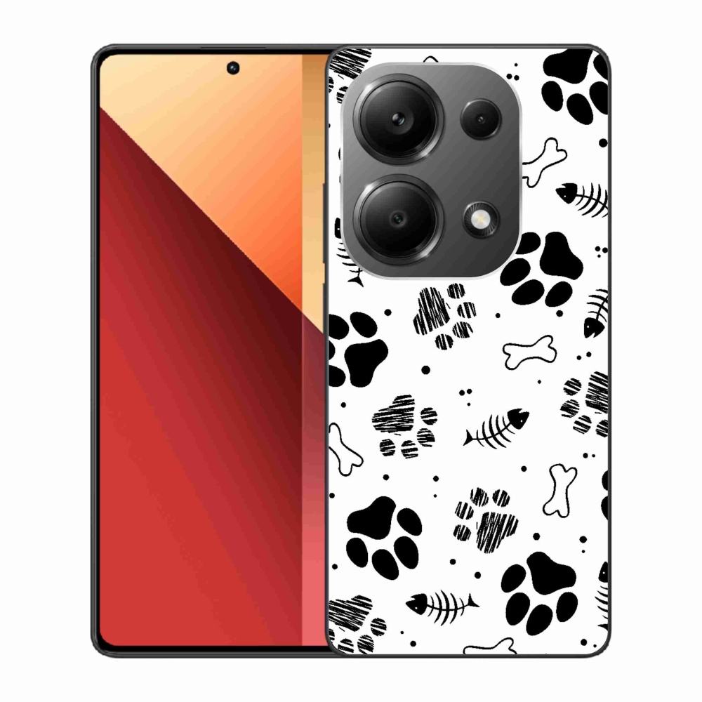 Gél borítás mmCase a Xiaomi Redmi Note 13 Pro 4G/Poco M6 Pro - kutyamancsok 1