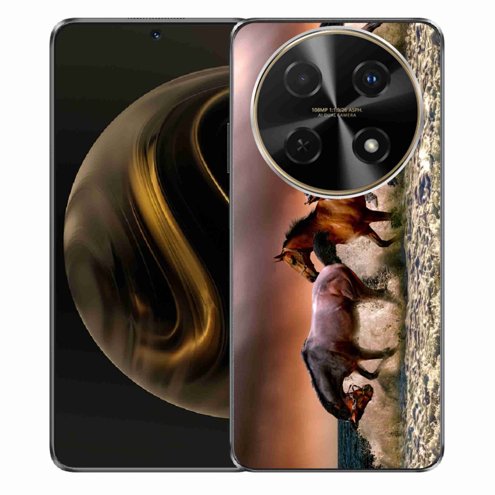 Gél tok mmCase a Huawei Nova 12i készülékhez - lovak 1