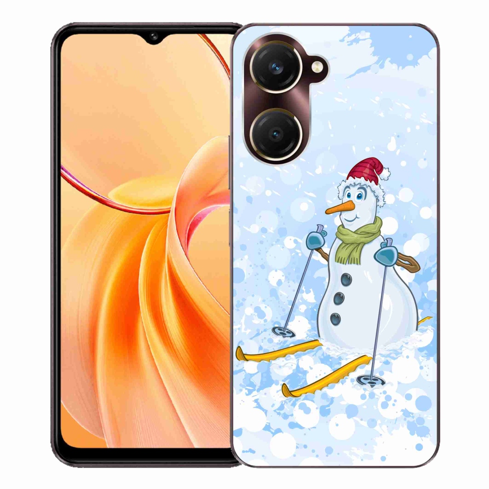 Gél borítás mmCase a Vivo Y28s 5G-hez - hóember