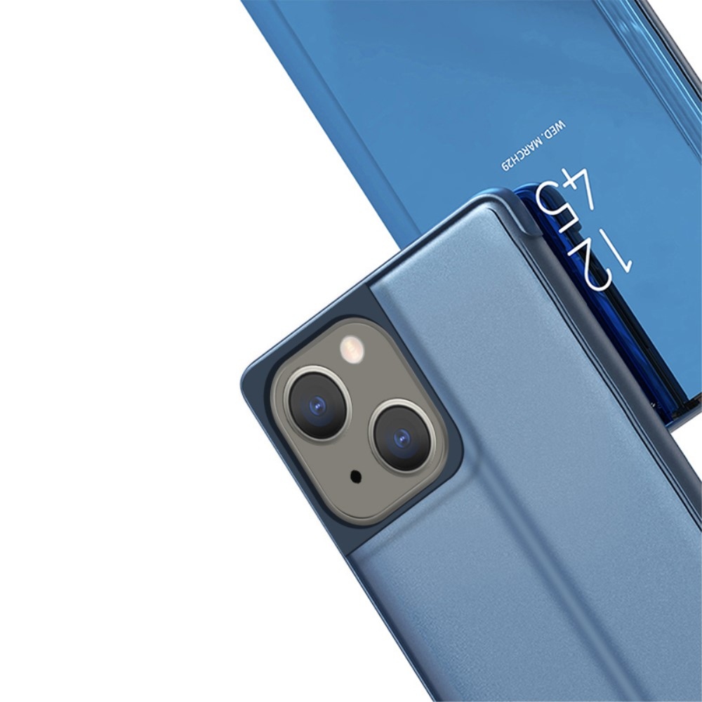 Felületi borítás matt előlappal iPhone 15 készülékhez - kék
