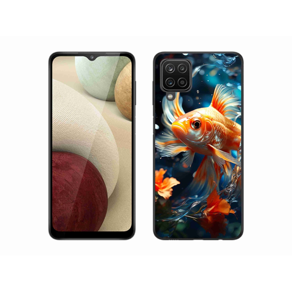 Gél borítás mmCase Samsung Galaxy A12 készülékhez - hal