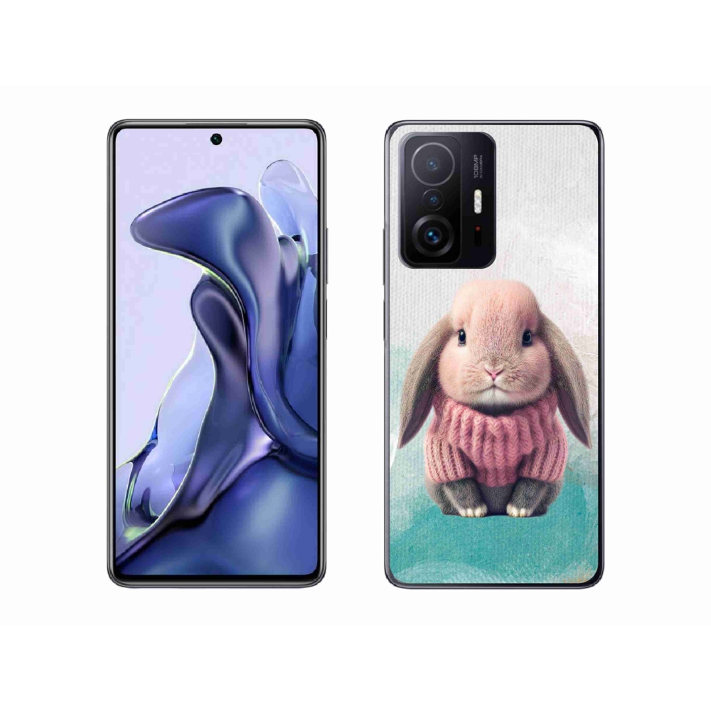 Gél borítás mmCase a Xiaomi 11T-hez - nyúl pulóverben