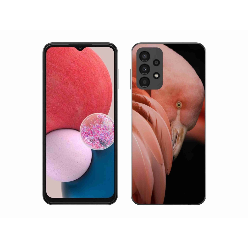 Gél védőhuzat mmCase Samsung Galaxy A13 4G - flamingó 3