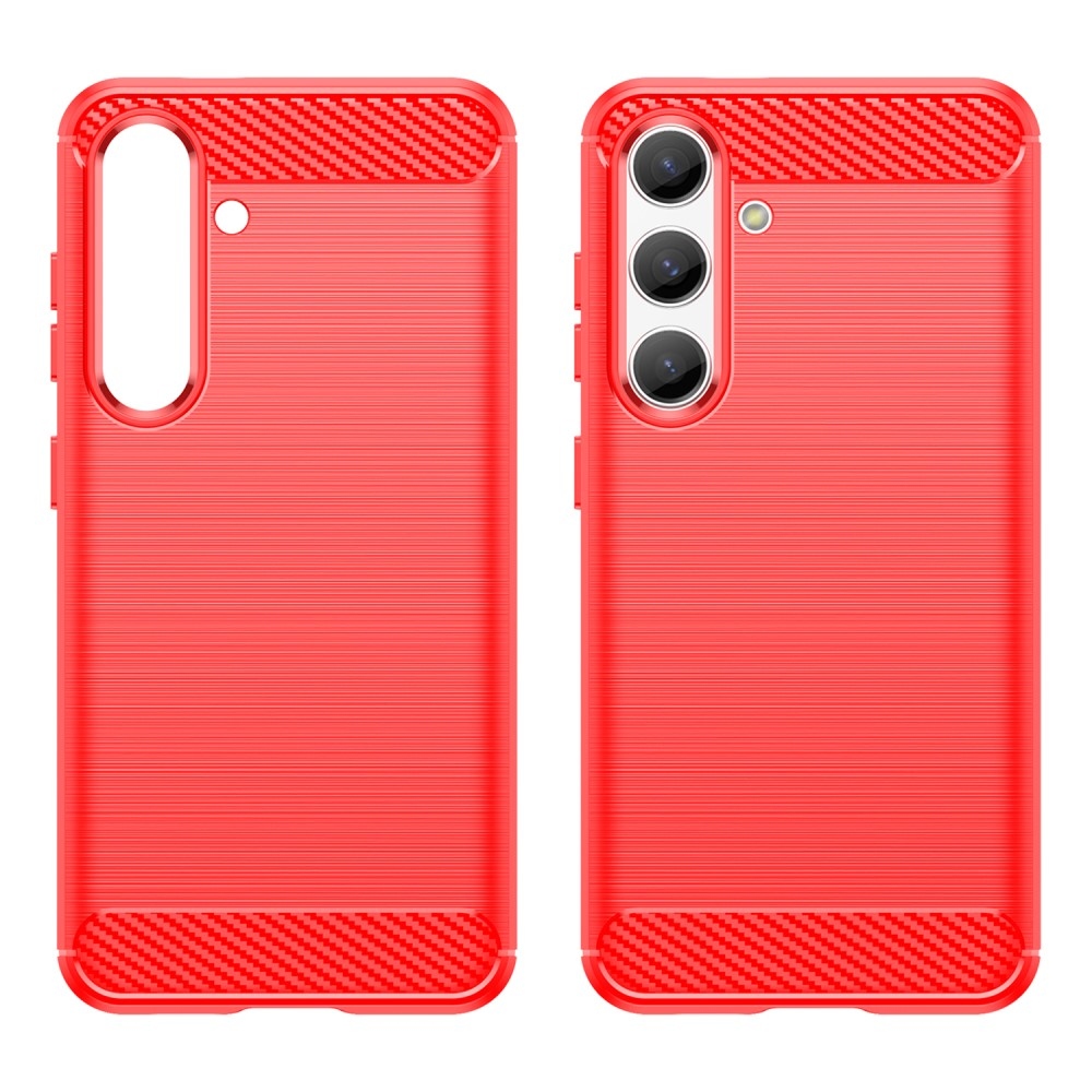 Szénálló zselés tok Samsung Galaxy S24 készülékhez - piros