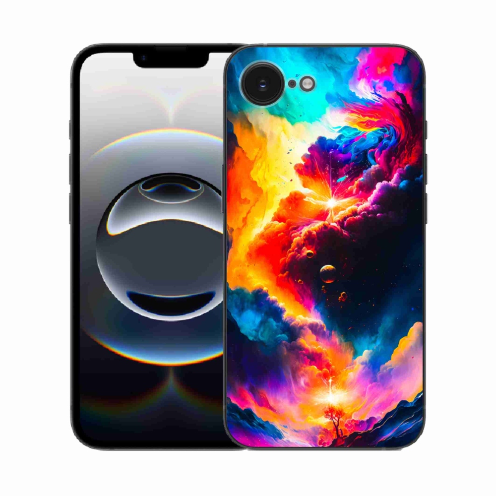 Gél borítás mmCase iPhone 16e készülékhez - absztrakt motívum