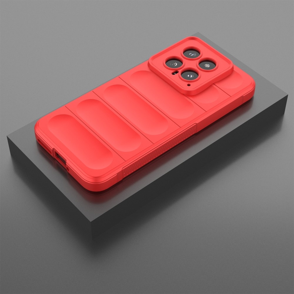Rugg tartós zselés tok Xiaomi 14 - piros