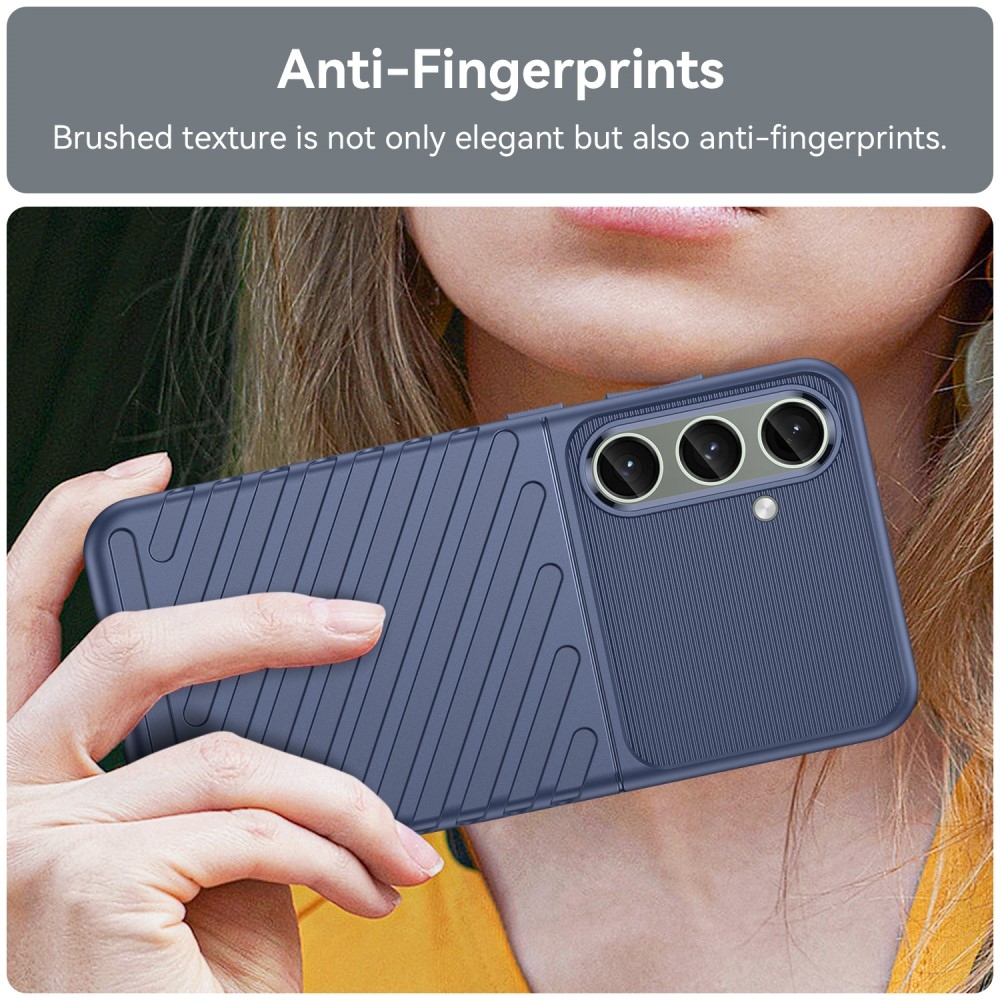 Thunder tartós zselés tok Samsung Galaxy S24+/S25+ készülékhez - kék