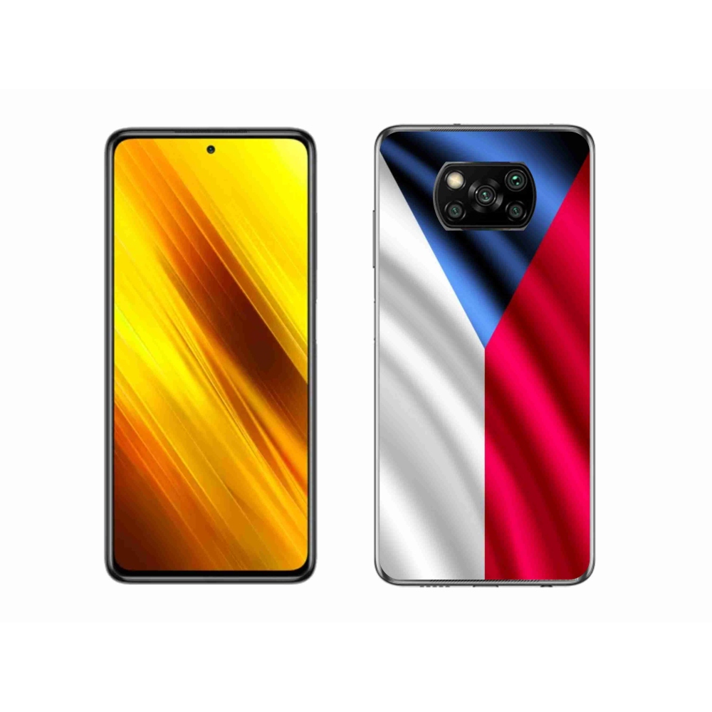 Gél borítás mmCase a Xiaomi Poco X3 számára - cseh zászló