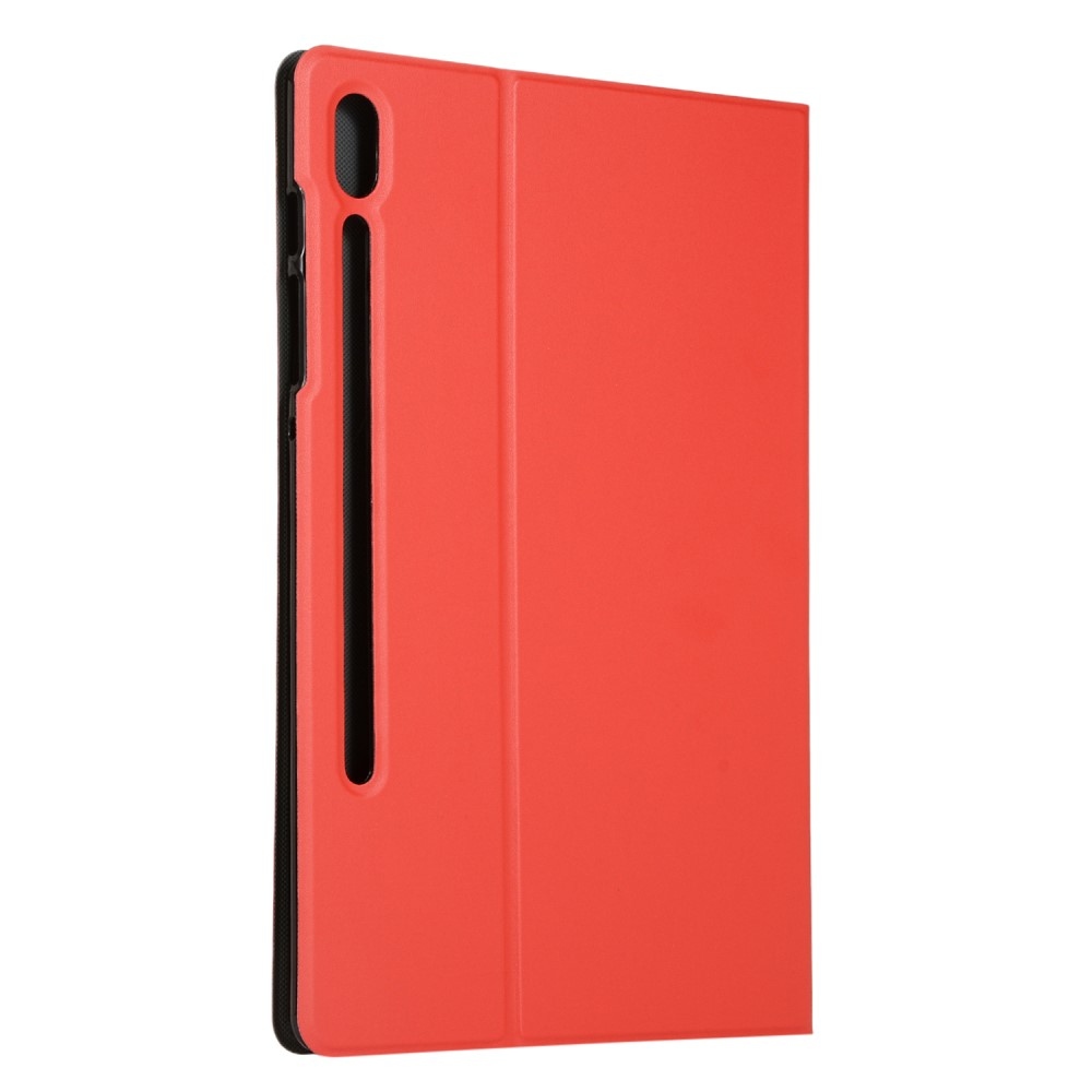 Fedélzáró tok Lenovo Tab P12 Pro táblagéphez - piros