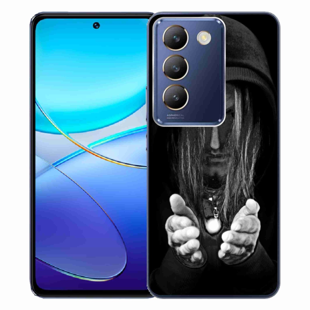 Gél borítás mmCase a Vivo V40 SE 4G/5G-n - titokzatos személy