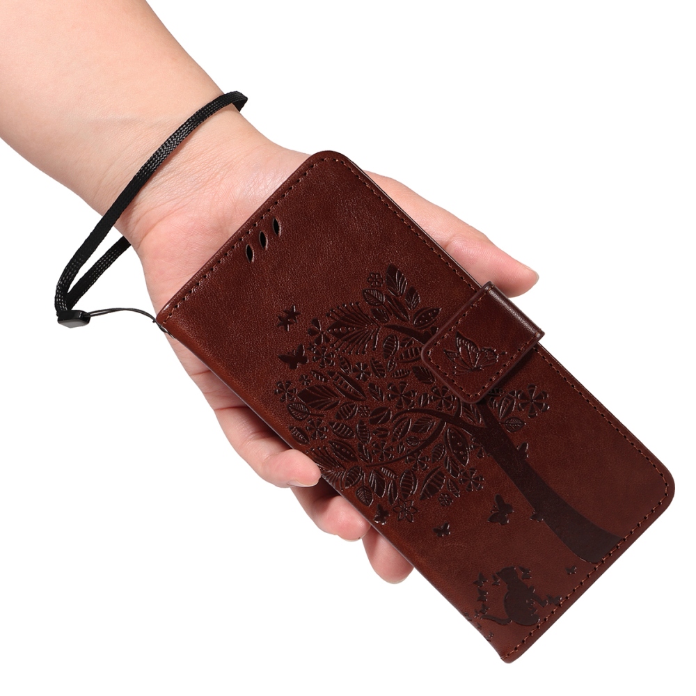Fák könyve tok Xiaomi Redmi 15 4G (171mm) - barna