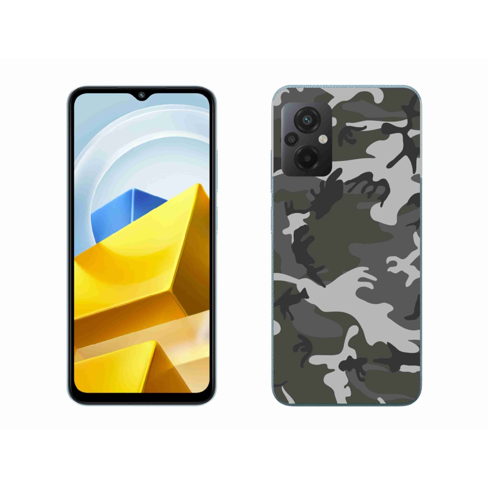 Gél borítás mmCase a Xiaomi Poco M5 4G-hez - terepszínű mintázat