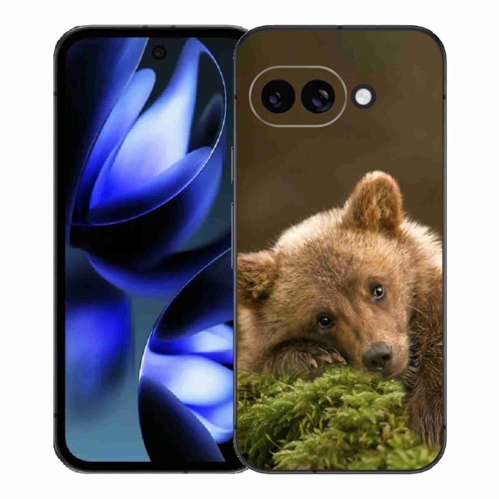 Zselés borítás mmCase a Google Pixel 9a számára - medve