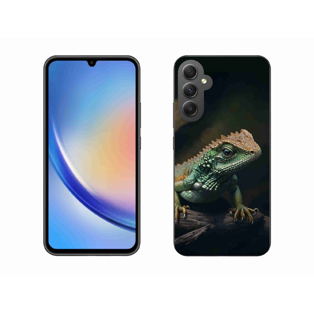 Zselés borítás mmCase Samsung Galaxy A34 5G - gyík