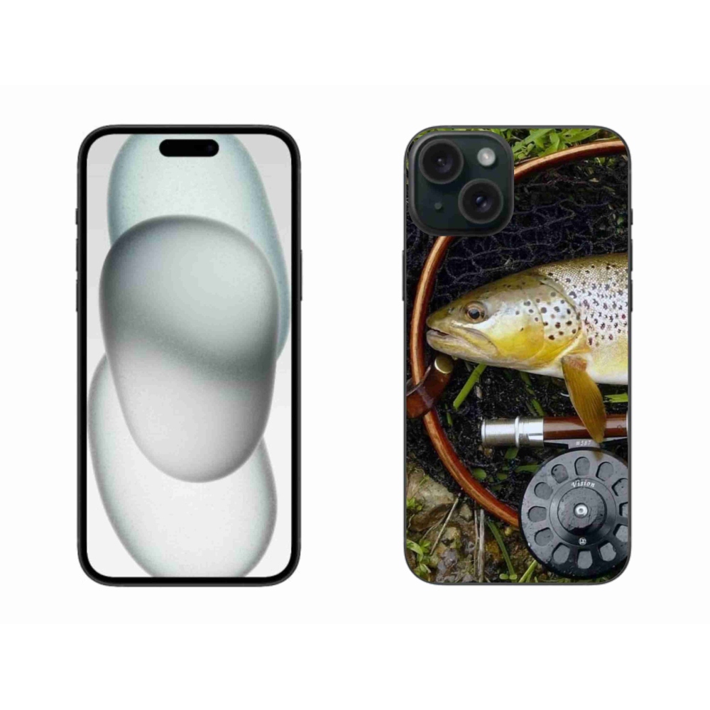 Gél tok mmCase iPhone 15 Plus készülékhez - trout 2